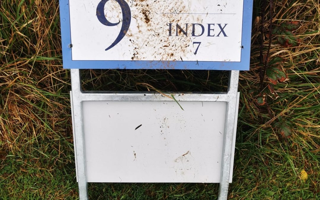 hi all we had  new signs put up in our club  last week,  this week some scumbags  broke a number of them, Saturday eveni...