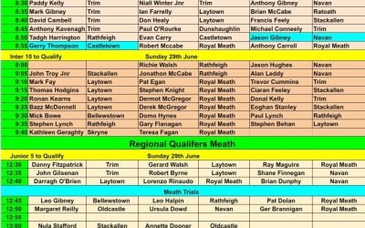 Good Evening all,

Please see updated details for players on Sunday for Regional Qualifiers. 
We hav