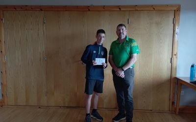Winner’s of today’s open scramble 15-16  winners Aaron Mullen Laytown and Sean mulchrone trim rup bo