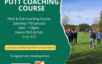 Introduction to Coaching Pitch & Putt 

This course is designed for those who are new to Pitch and P