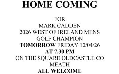 Please share
Meath Pitch and Putt Pitch and Putt Ireland Oldcastle Co-op Creamery Ltd Oldcastle Co