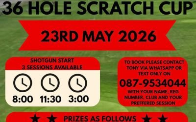 Laytown pitch and putt are holding a scratch cup on May 23rd this is a good opportunity to get pract