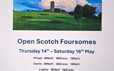 Skryne open scotch starts this Thursday to Saturday. Try support our county clubs as much as possibl