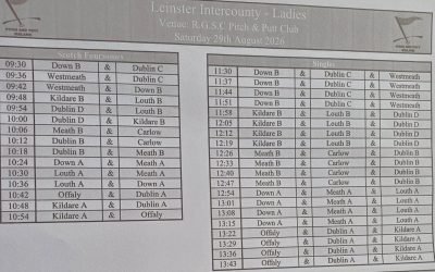 Inter county draws for men’s and women